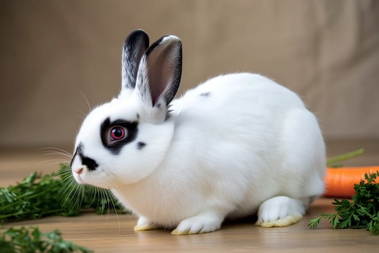 Discover the Beauty and Charm of Raising a Hotot Rabbit