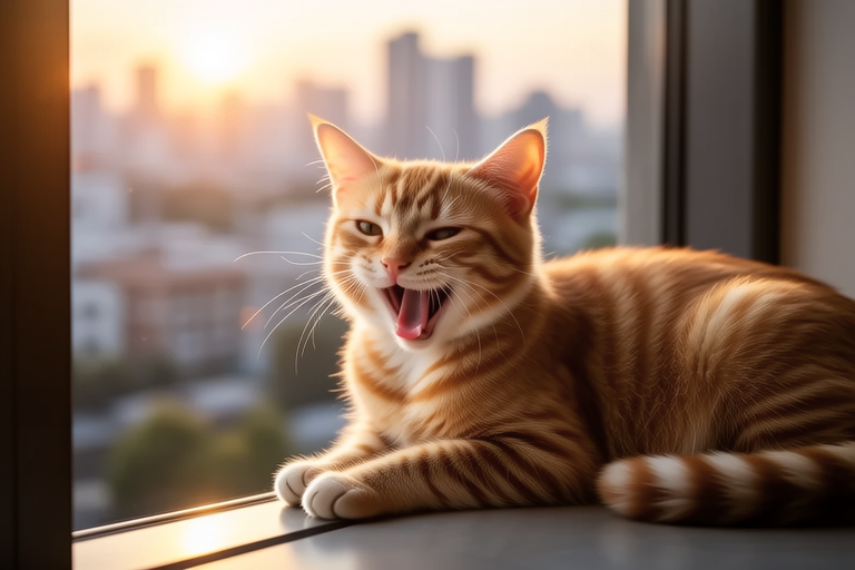 From Sunsets to Snuggles: Captivating Moments with Your Orange Cat