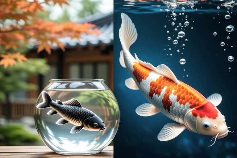 From Tiny Fry to Majestic Koi: A Step-by-Step Guide to Growing Them