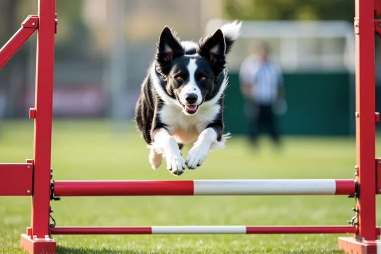 Unleashing Intelligence: How Border Collies Dominate the Agility Scene